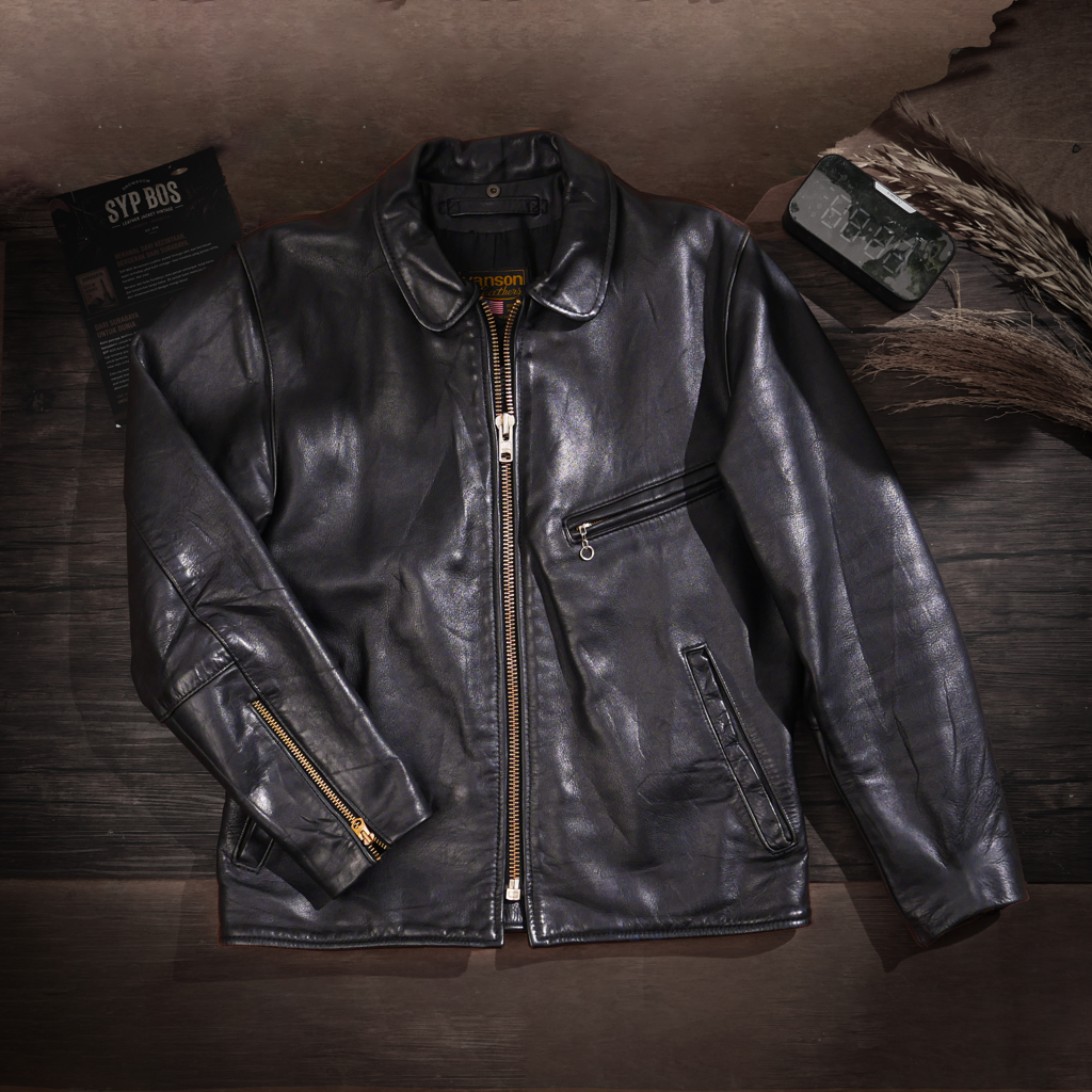 VANSON - Jaket Kulit Vintage SYPBOSofficial