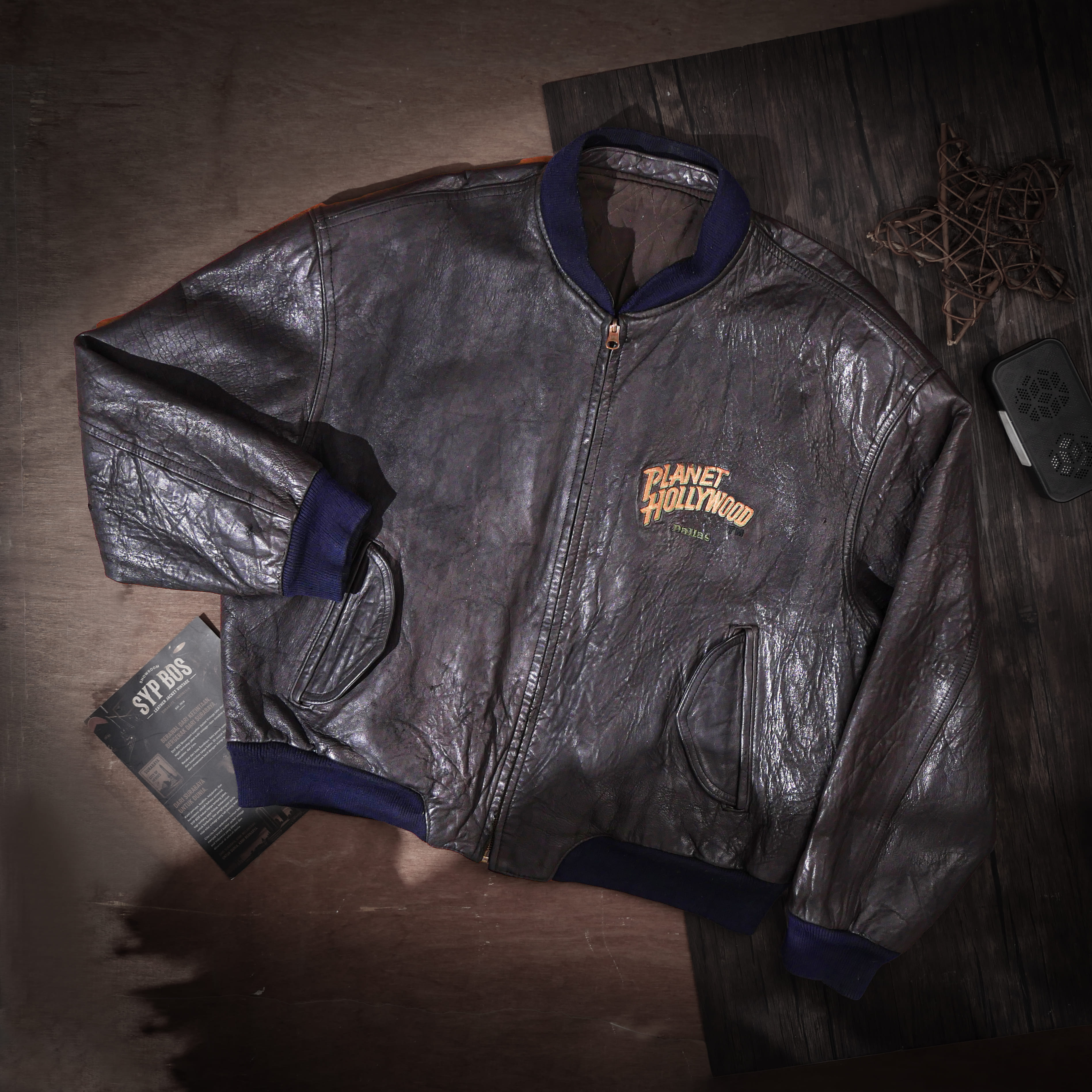 PLANET HOLLYWOOD - Jaket Kulit Vintage SYPBOSofficial