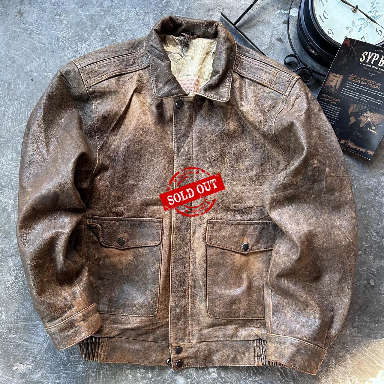 JACKET VINTAGE PATINA - Jaket Kulit Vintage SYPBOSofficial
