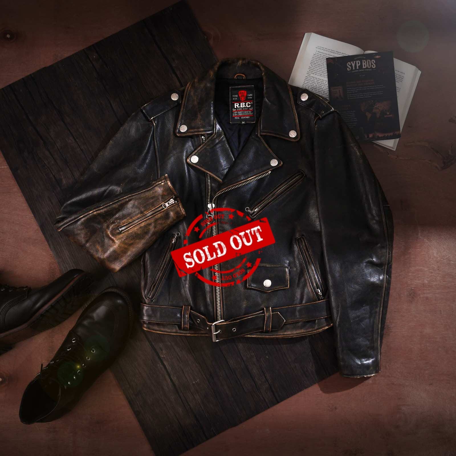 RBC - RAMONES - Jaket Kulit Vintage SYPBOSofficial